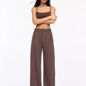 Darted smart trousers